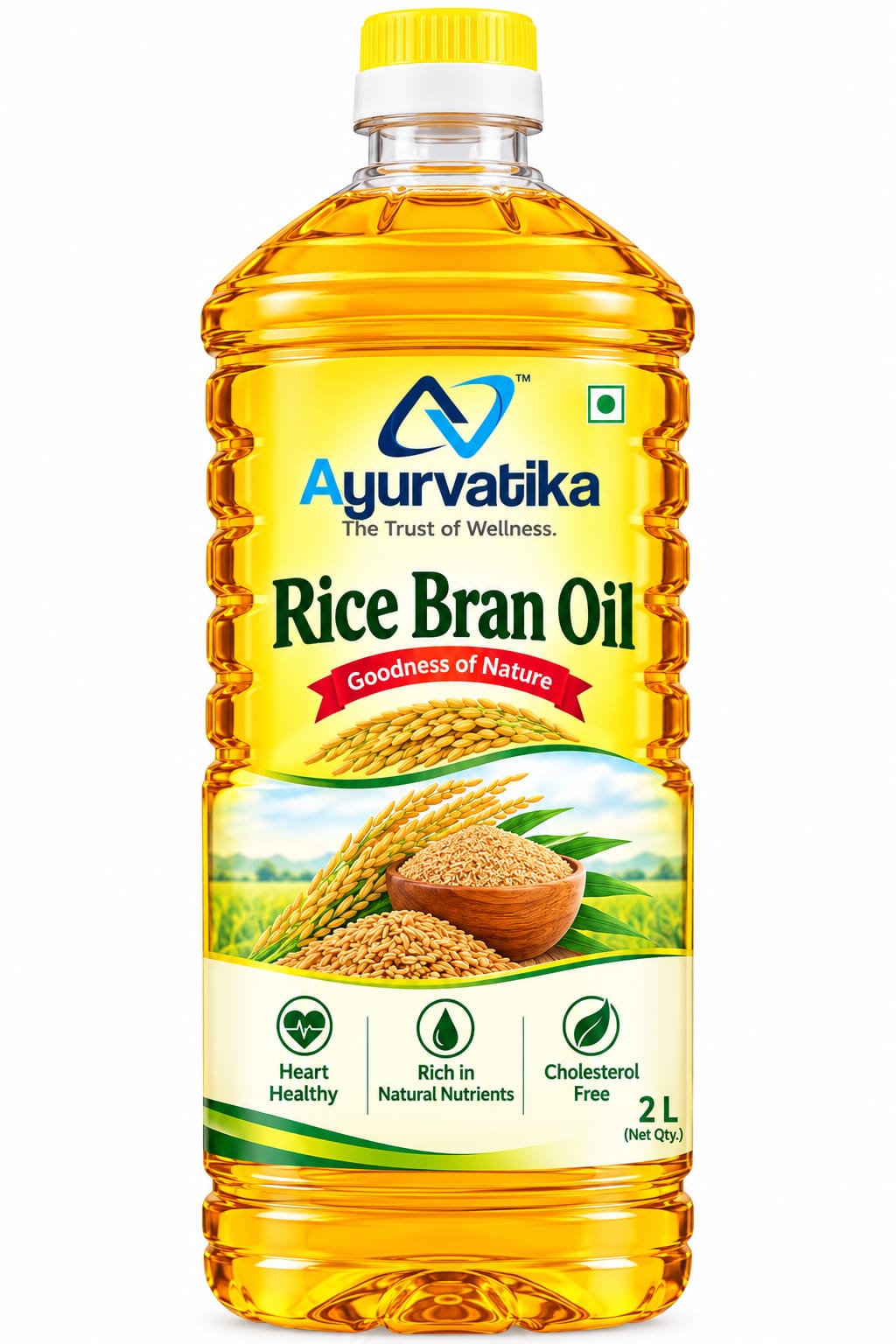 Fresh Win Rice Bran Oil 2L