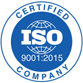 ISO certified badge